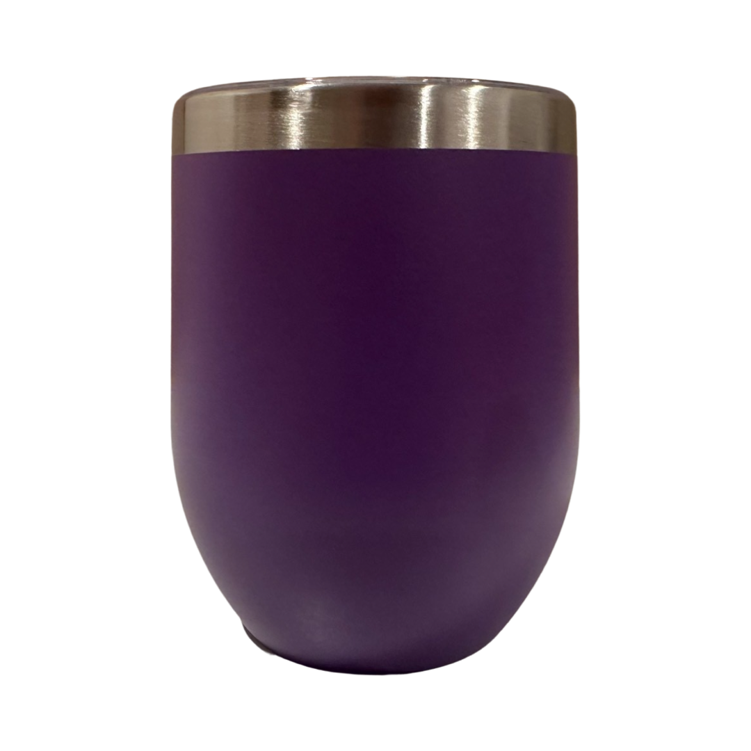 Custom Engraved 355ml 12 oz Wine / Coffee tumbler / cup