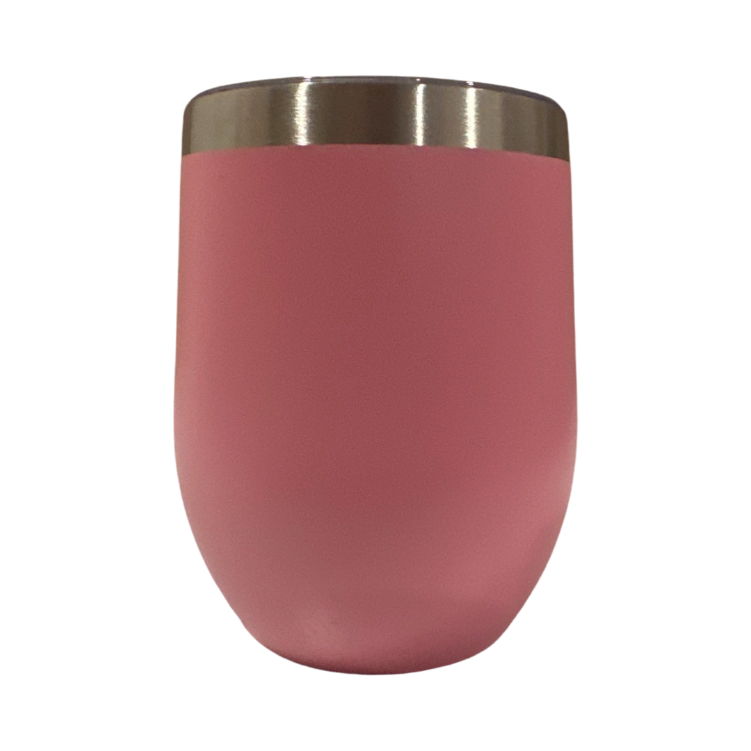 Custom Engraved 355ml 12 oz Wine / Coffee tumbler / cup