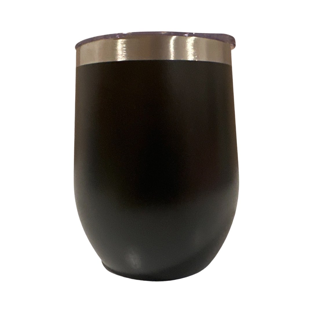 Custom Engraved 355ml 12 oz Wine / Coffee tumbler / cup