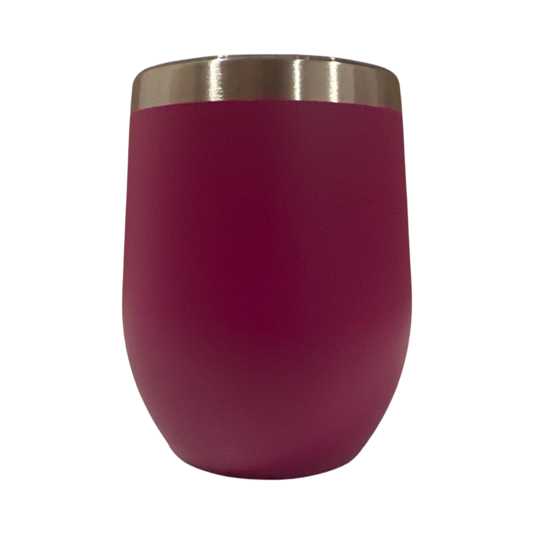 Custom Engraved 355ml 12 oz Wine / Coffee tumbler / cup